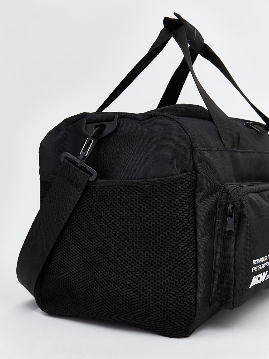 Siyah Baskılı Erkek Spor Çantası-2