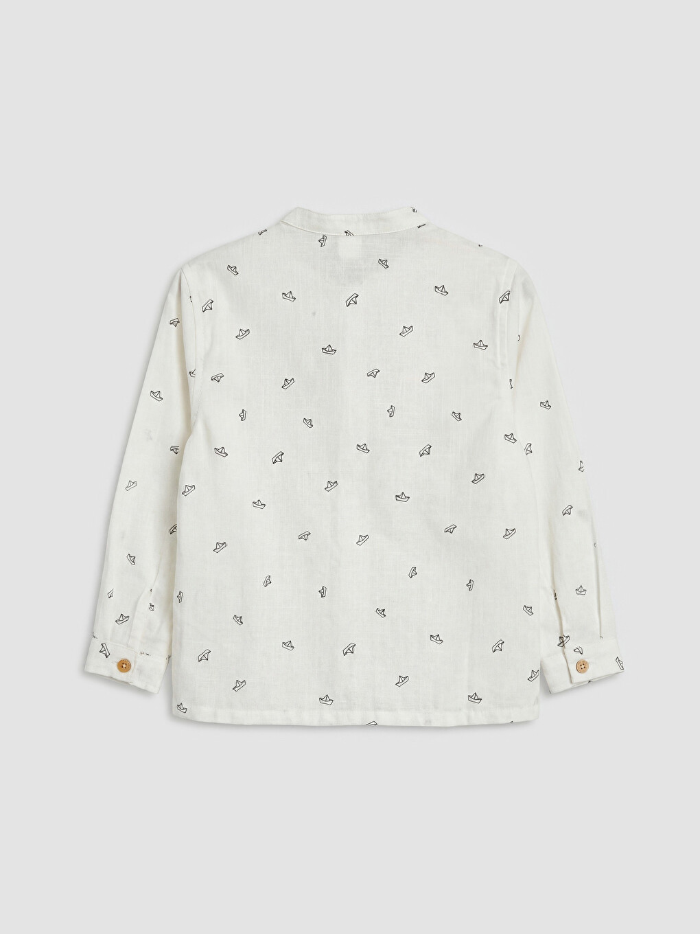 Hakim Yaka Boys' Poplin Shirt-1