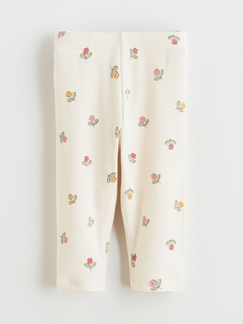 Komplet za devojčice: majica sa cvetnim dezenom i helanke-4