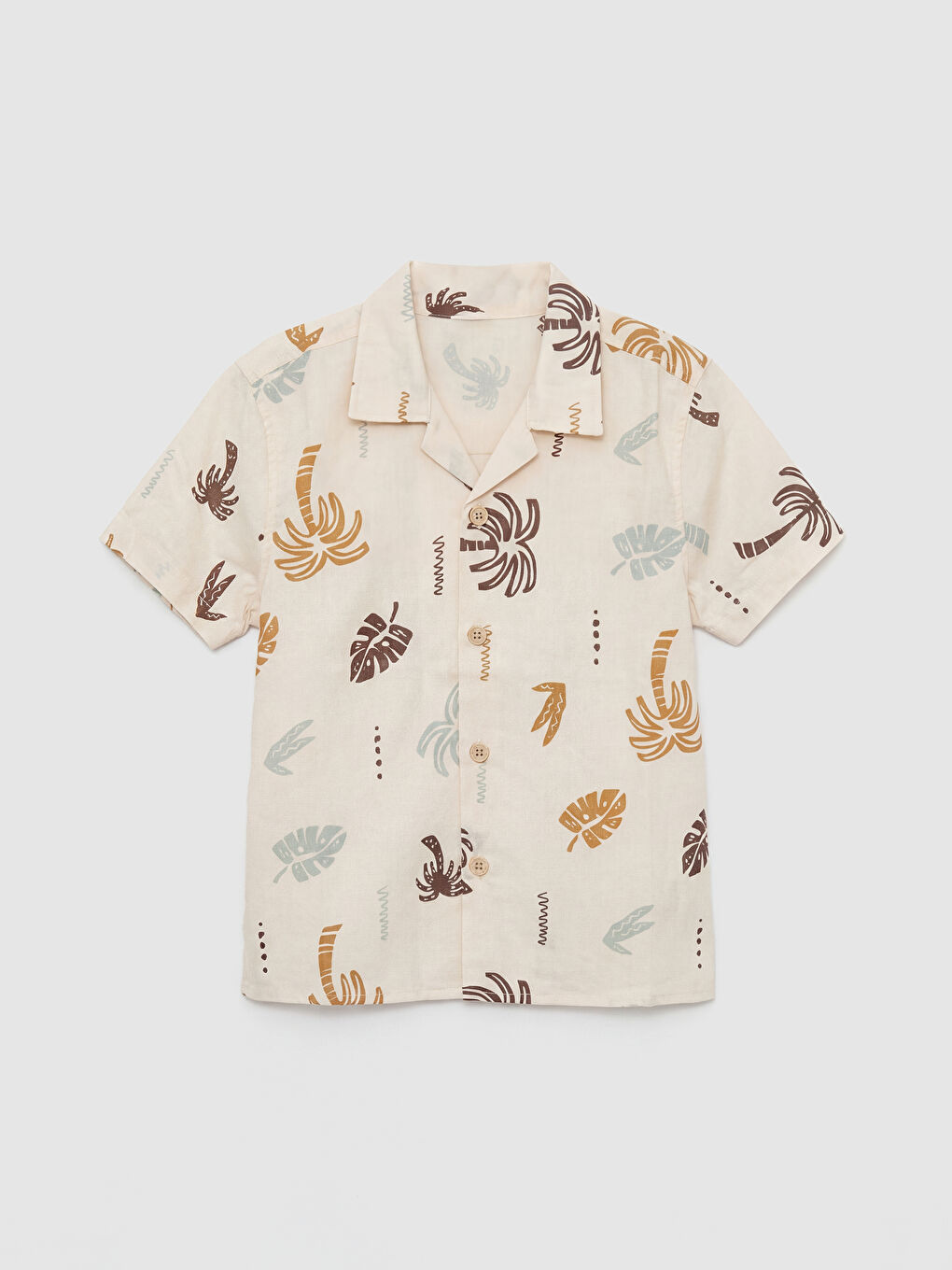 Printed Short Sleeve Baby Boys' Shirt
