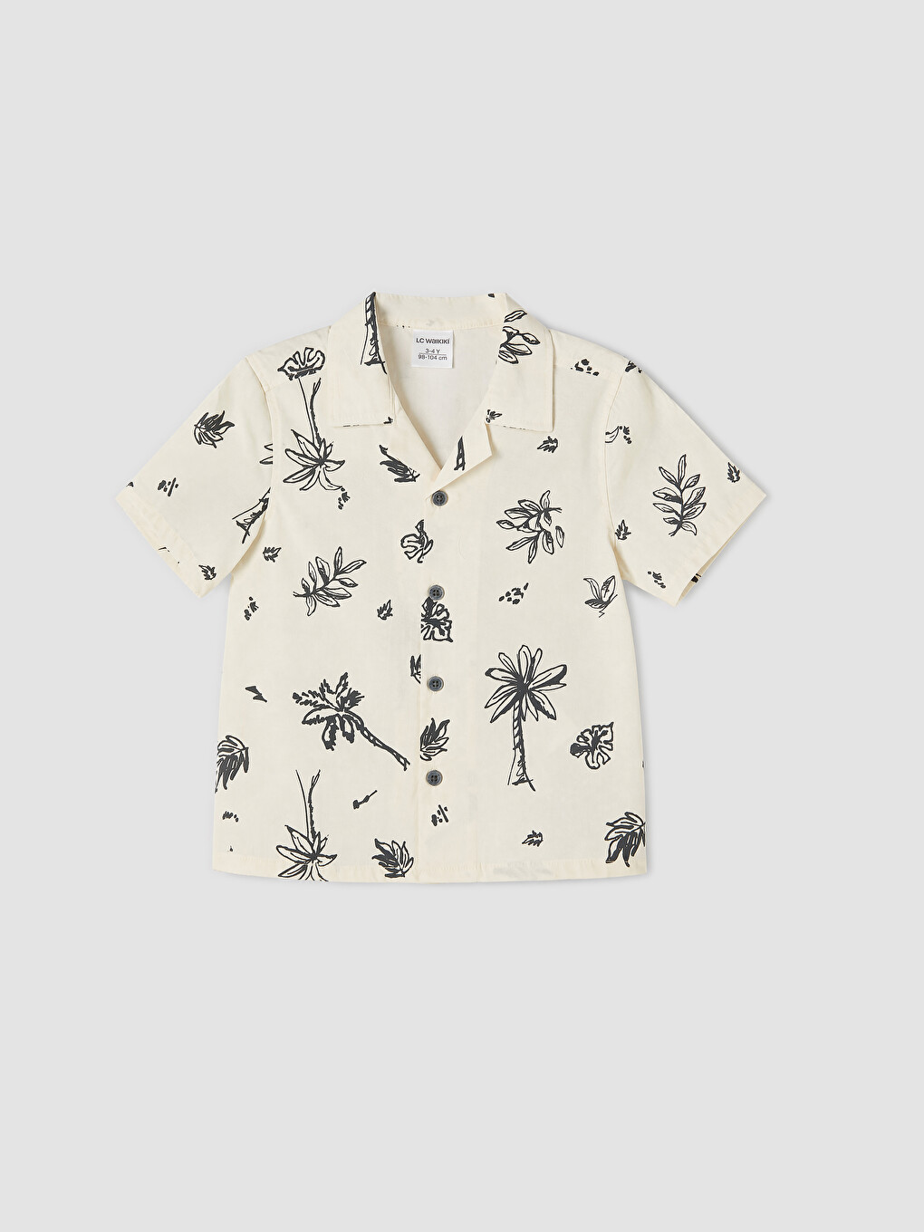 Printed Short Sleeve Boys' Shirt