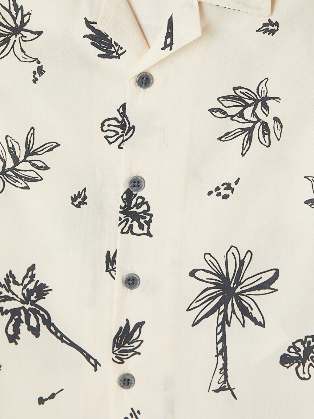 Printed Short Sleeve Boys' Shirt-2