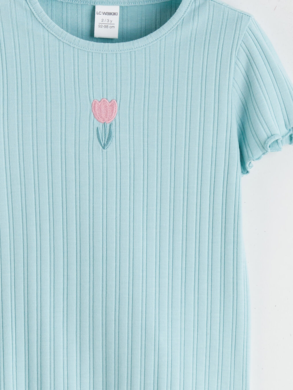 Floral Print Girl's Tank Top Set-2