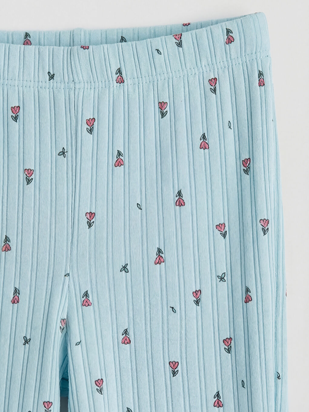 Floral Print Girl's Tank Top Set-4