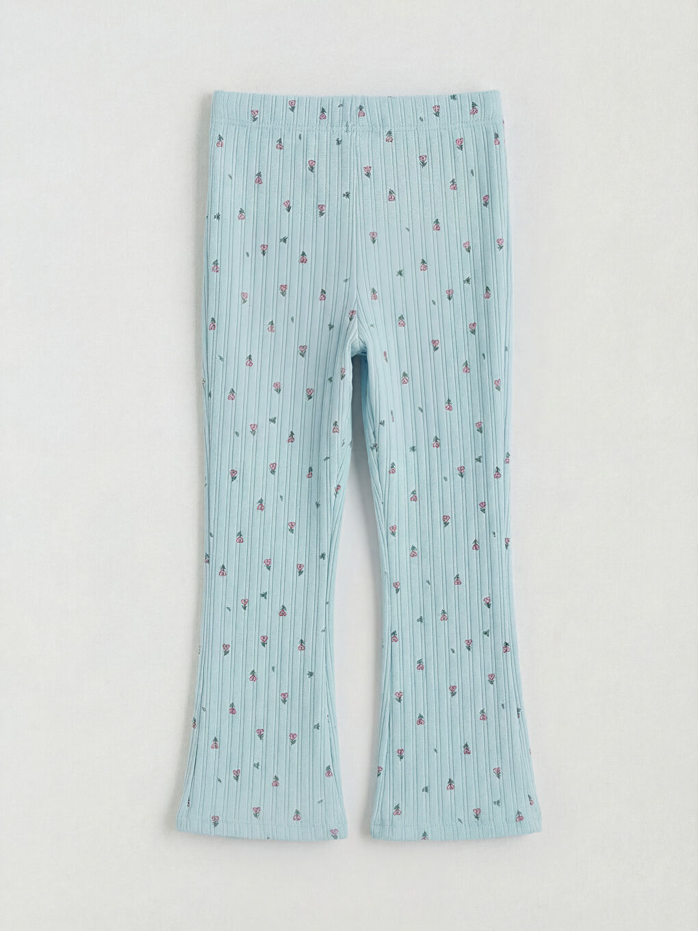 Floral Print Girl's Tank Top Set-5