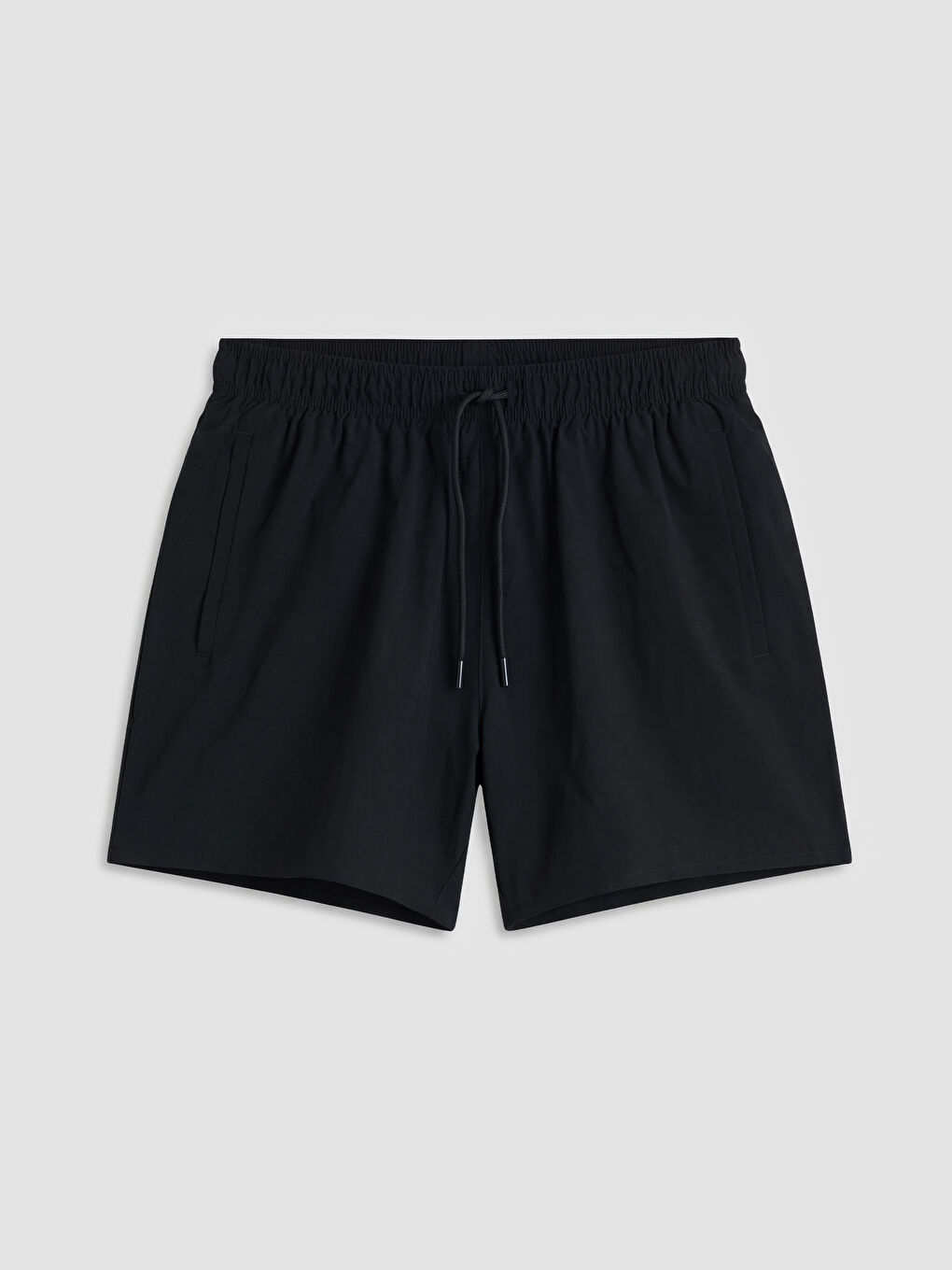 Siyah Kısa Boy Erkek Deniz Şortu-3