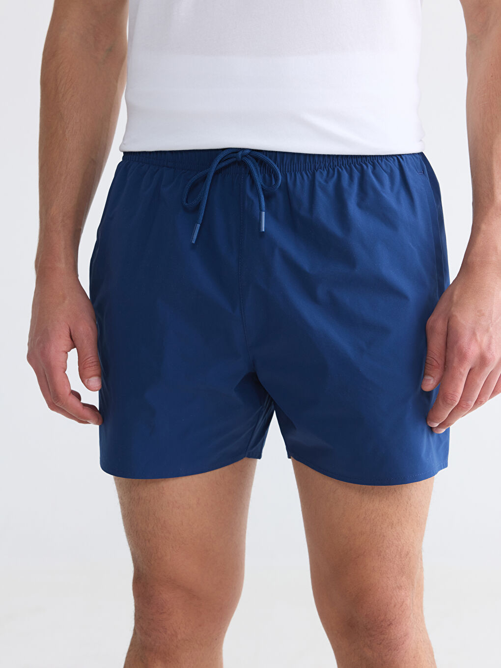 Lacivert Kısa Boy Erkek Deniz Şortu-2