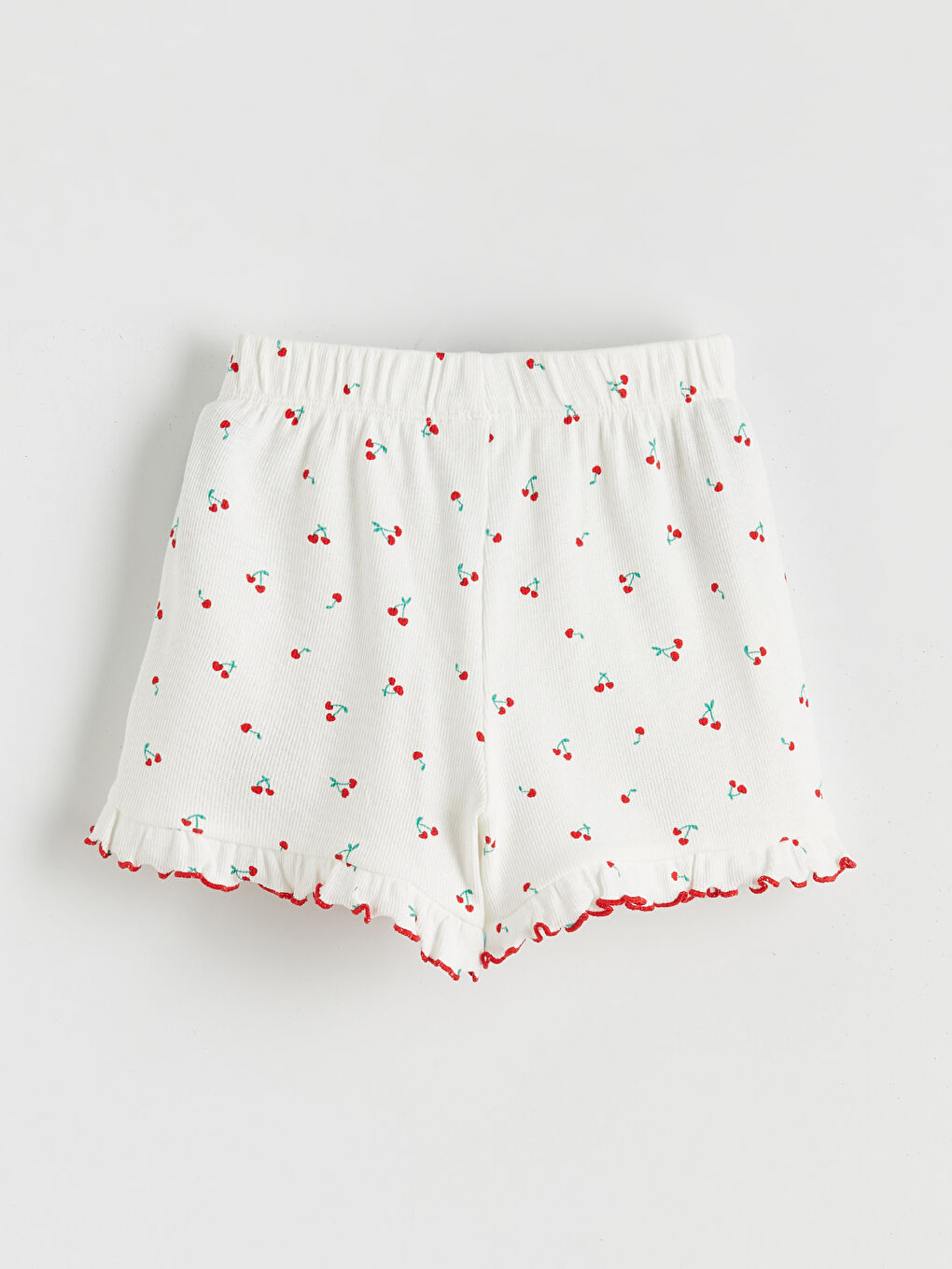 Girl ECRU Shorts-2