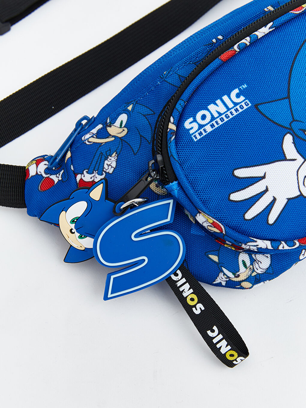 Mavi Sonci Baskılı Erkek Çocuk Bel Çantası-1