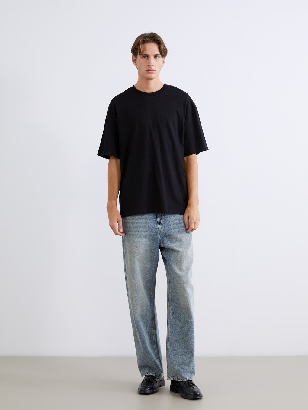 Crew Neck Jersey Men's T-shirt-1