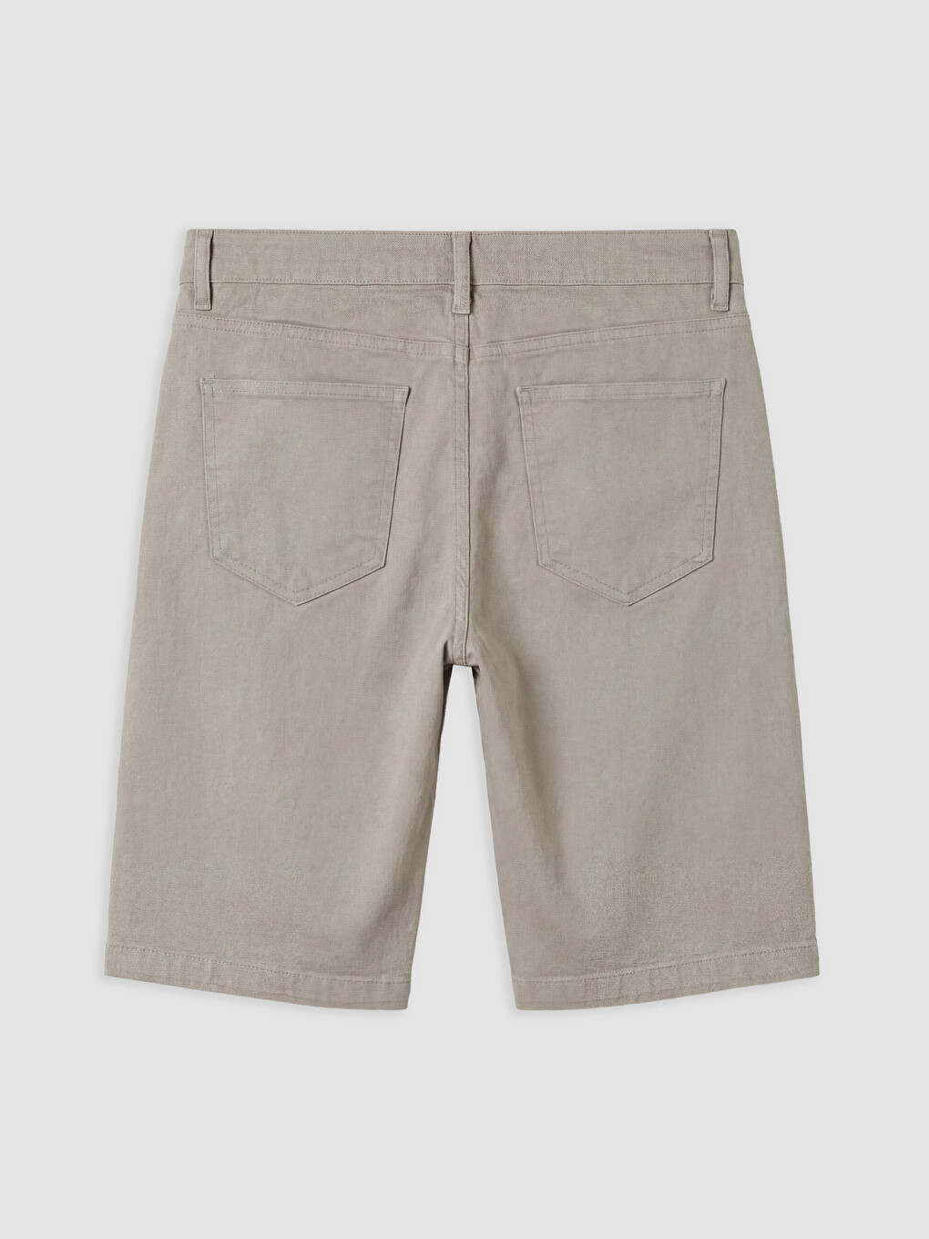 Bej Slim Fit Erkek Şort-1