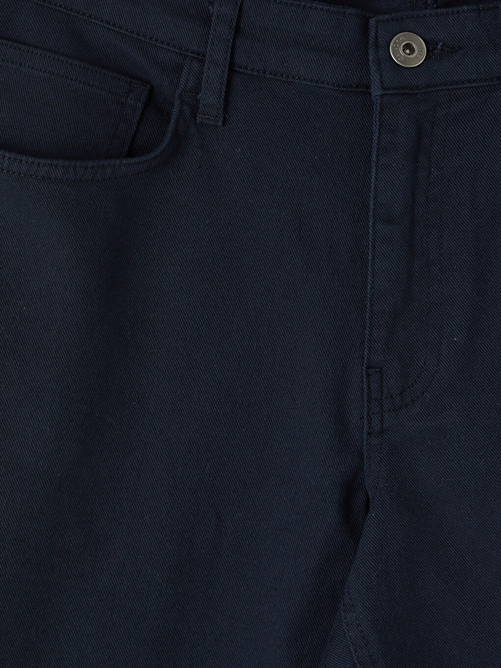 Lacivert Slim Fit Gabardin Erkek Şort-2