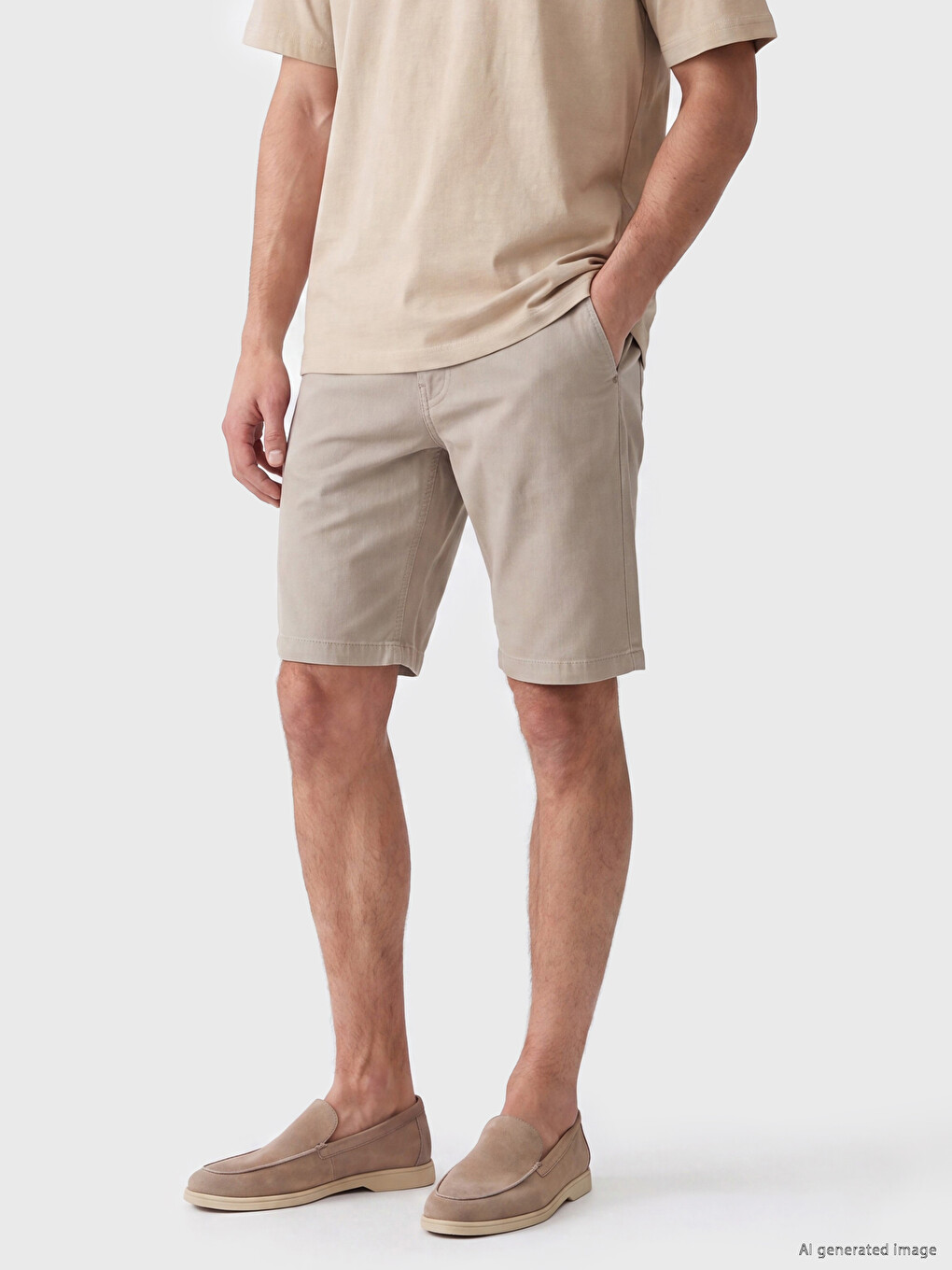 Pantallona Të Shkurtra Slim Fit Për Burra