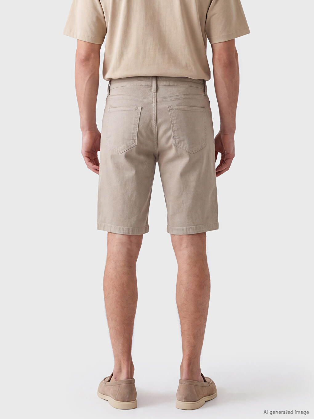 Pantallona Të Shkurtra Slim Fit Për Burra-2