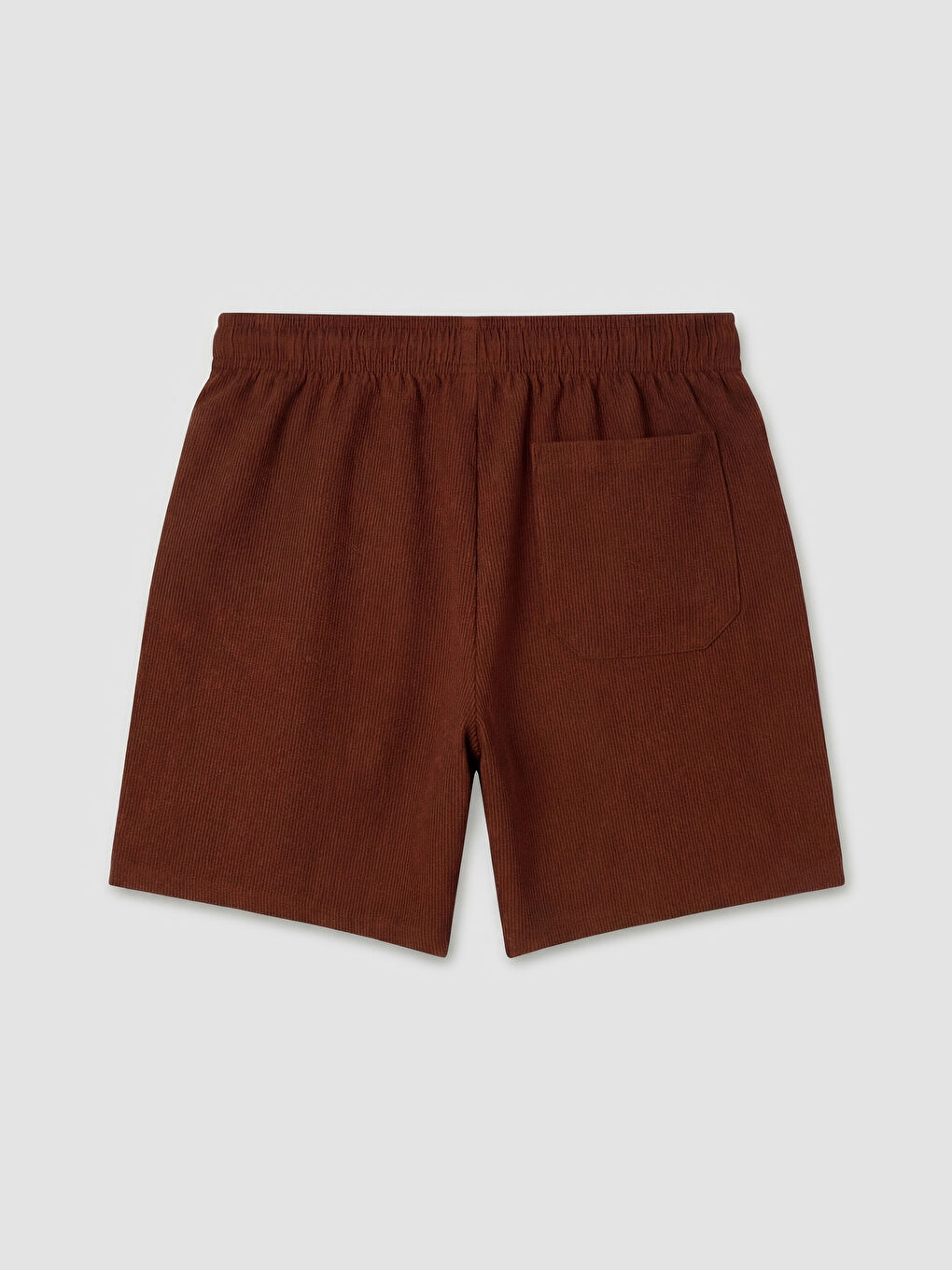 Kahverengi Kısa Boy Erkek Deniz Şortu-1