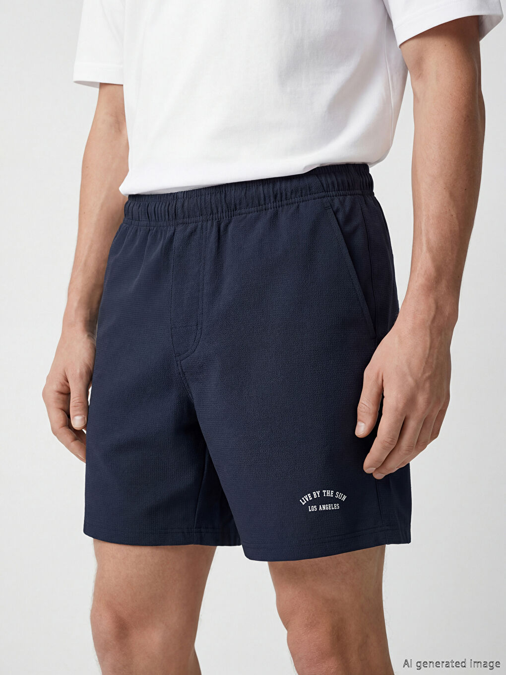 Lacivert Baskılı Erkek Pijama Takımı-3