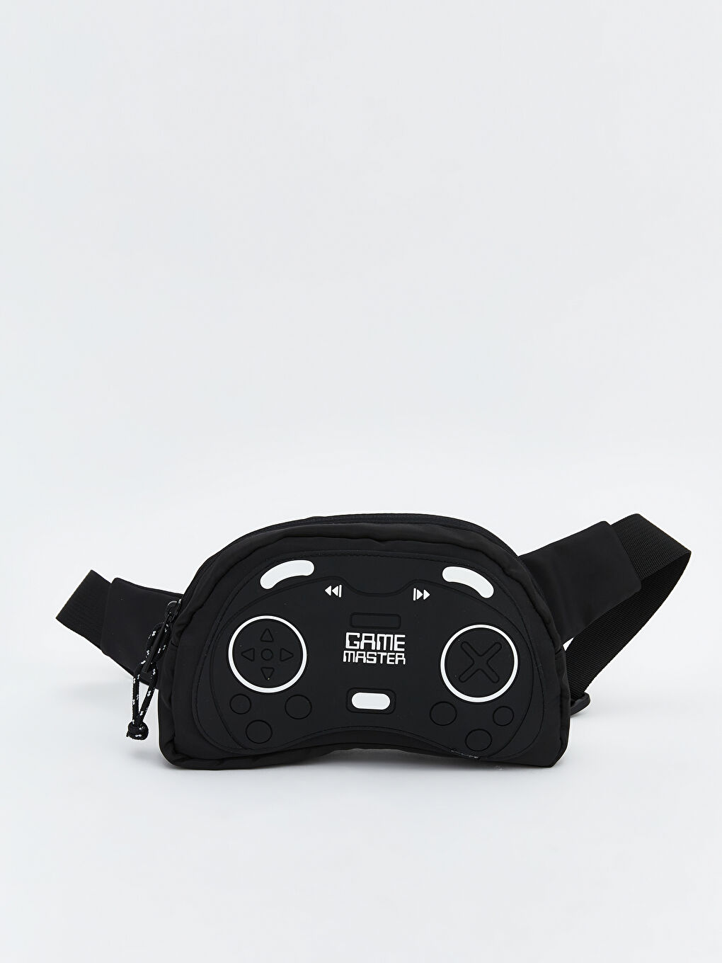 Siyah Oyun Konsolu Figürlü Erkek Çocuk Göğüs Çantası-1