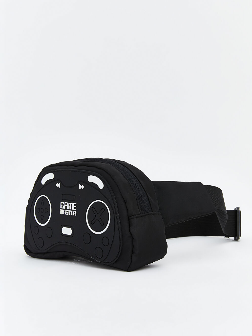 Siyah Oyun Konsolu Figürlü Erkek Çocuk Göğüs Çantası-2