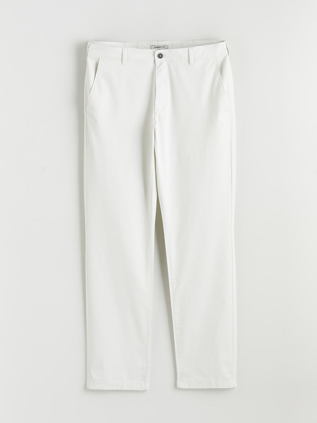 Gri Standart Kalıp Erkek Chino Pantolon-4