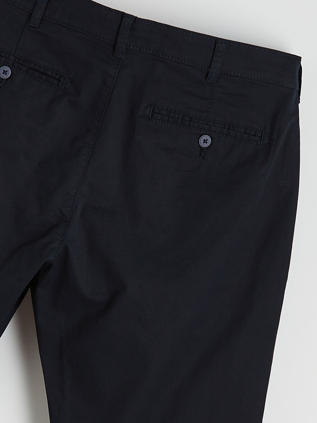 Lacivert Standart Kalıp Erkek Chino Pantolon-5