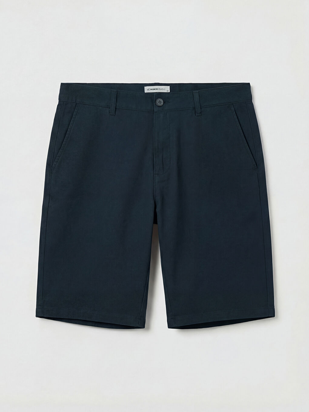 Lacivert Loose Fit Erkek Şort-4