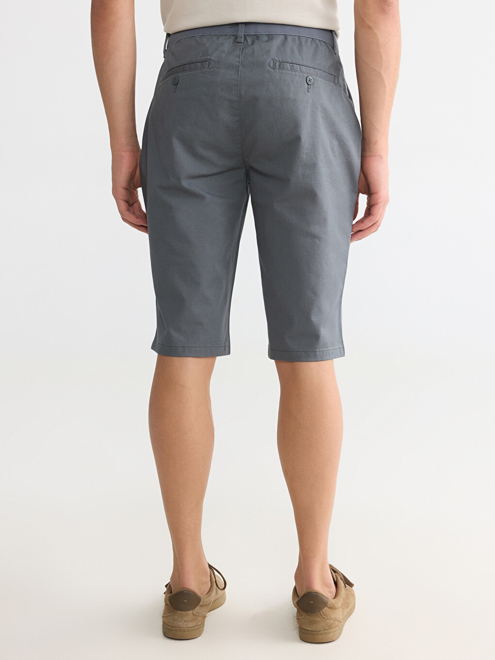 Man Grey Shorts-3