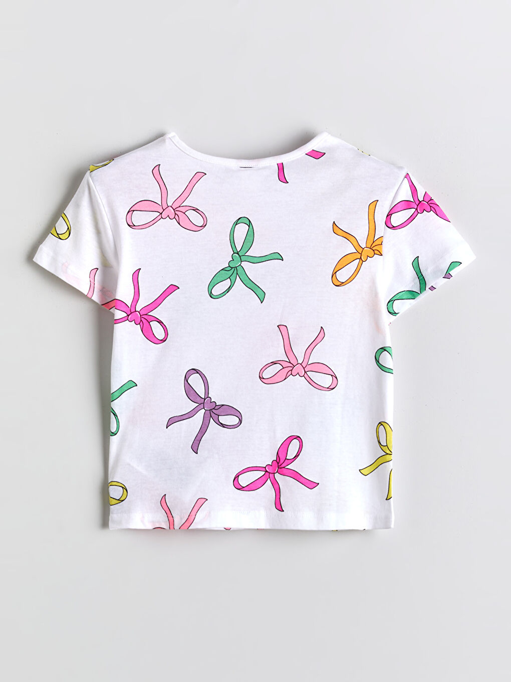 Девочки экрю Футболка-1