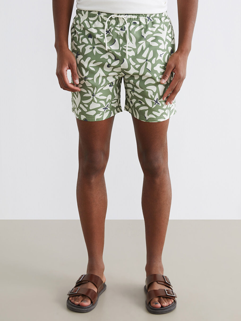 Άνδρας ΠΡΑΣΙΝΟ Σορτς κολύμβησης-1