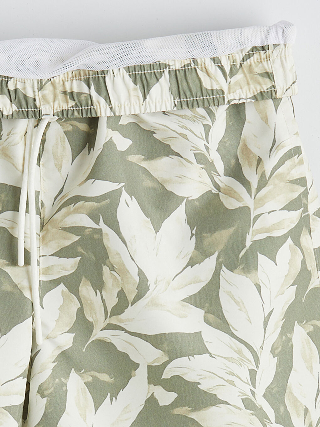 Short Patterned Men's Swim Shorts-7