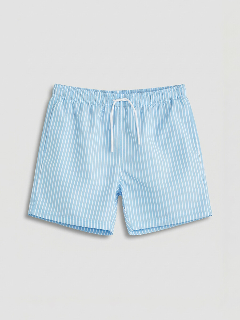 Short Striped Men's Swimming Shorts-7