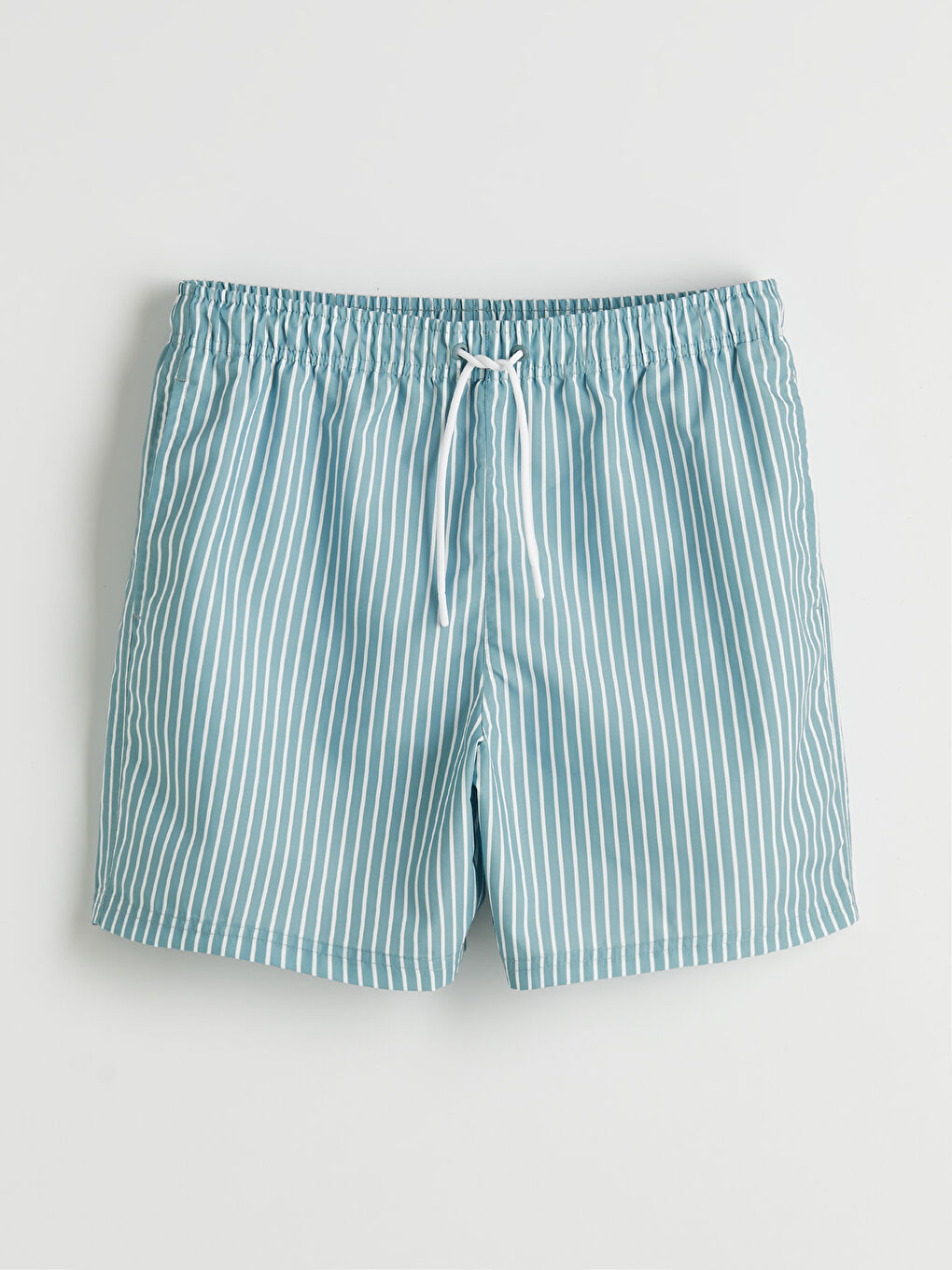 Çizgili Erkek Yüzme Şortu-4