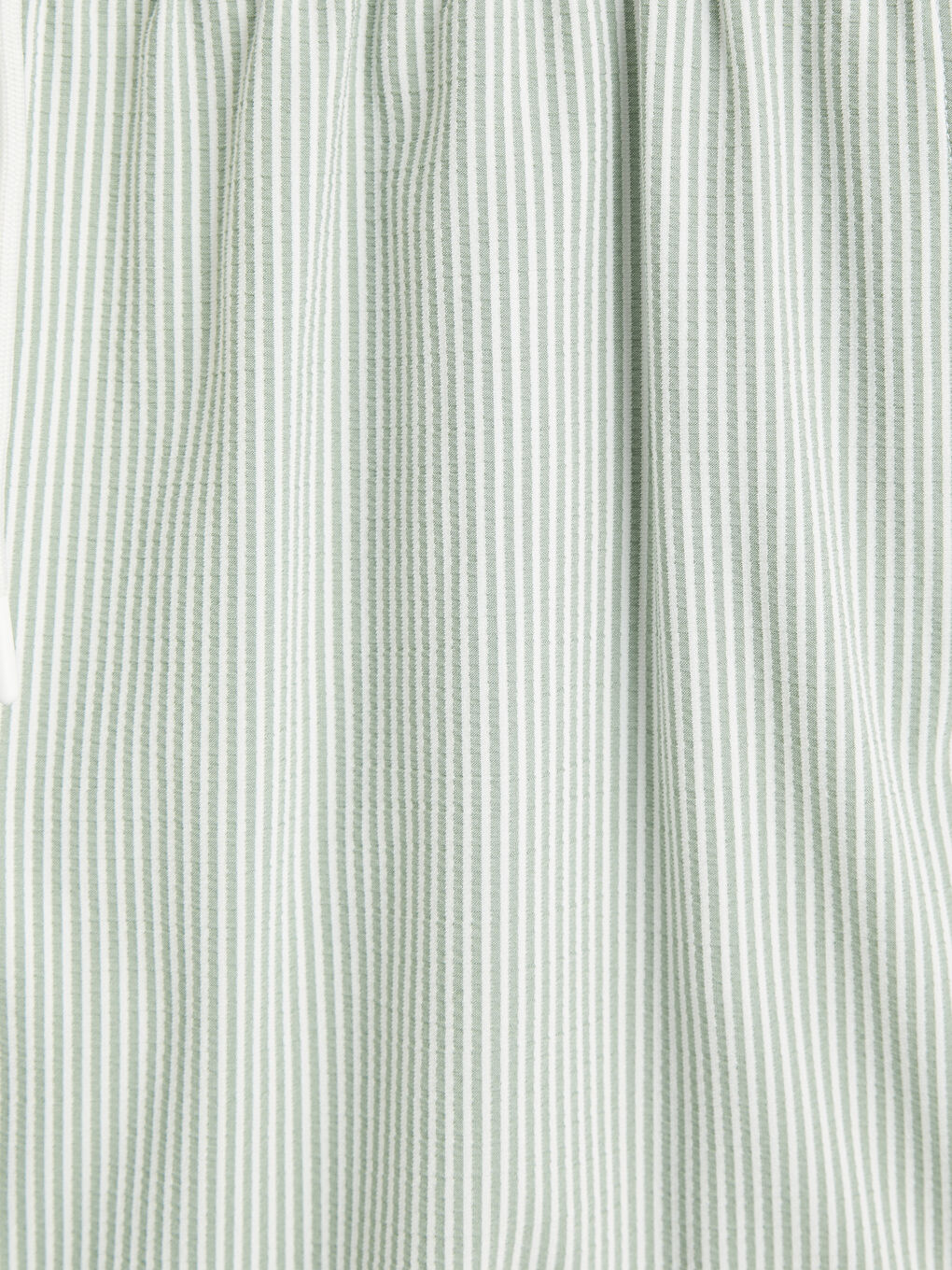 Yeşil Çizgili Erkek Deniz Şortu-2