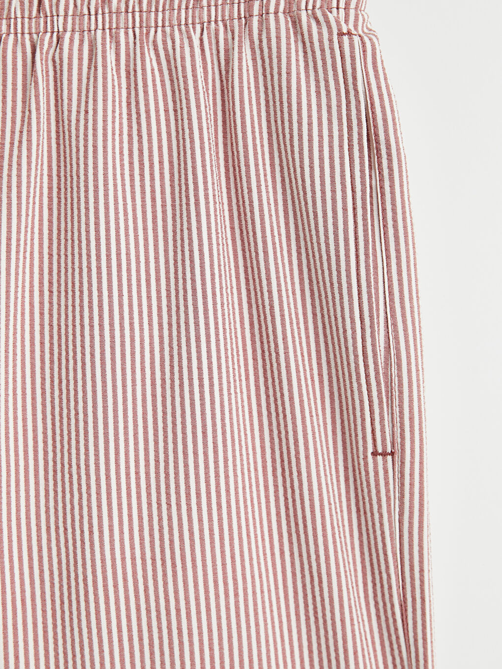 Turuncu Çizgili Erkek Deniz Şortu-2