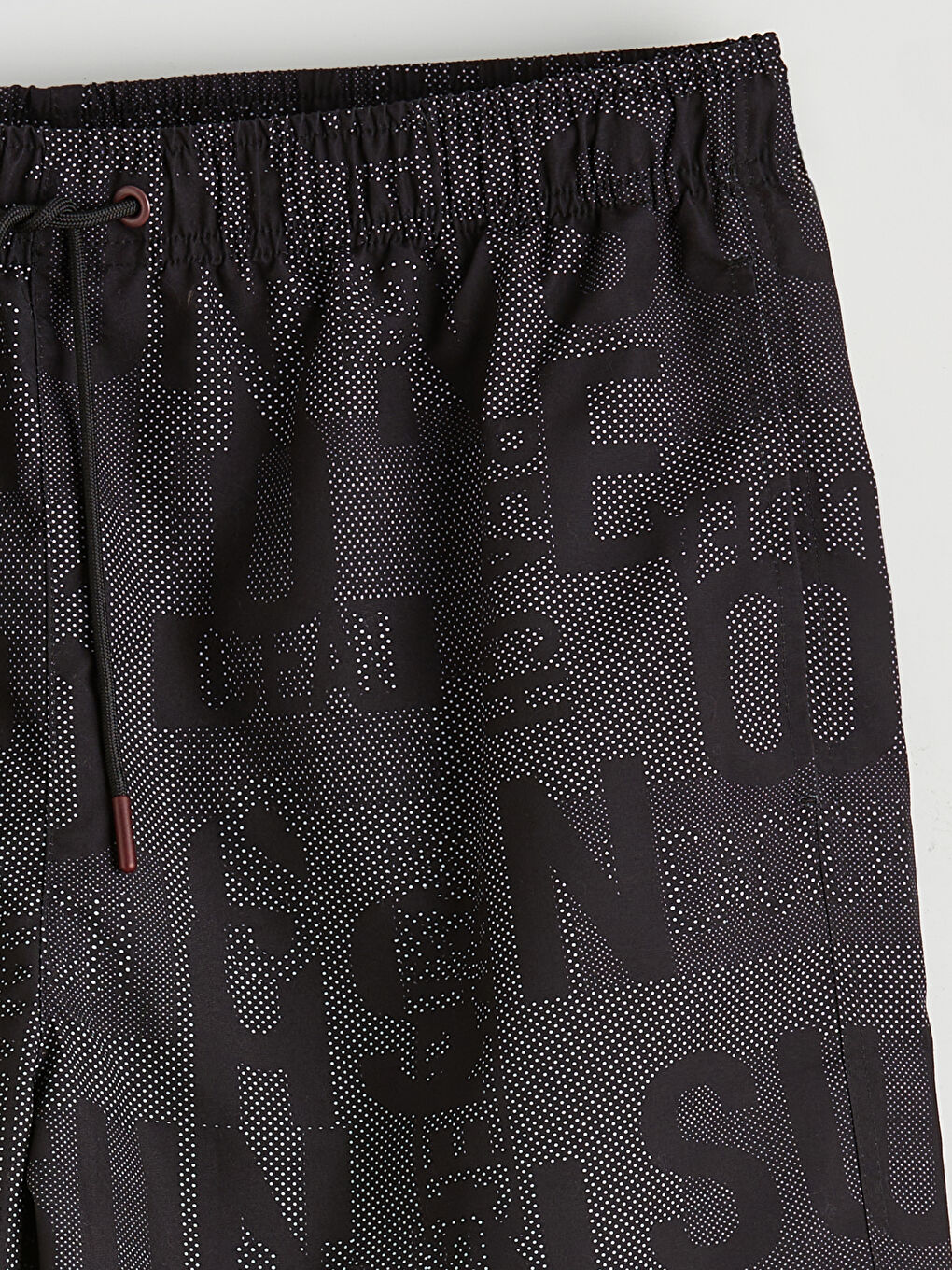 Мужские шорты для плавания с текстовым принтом-5