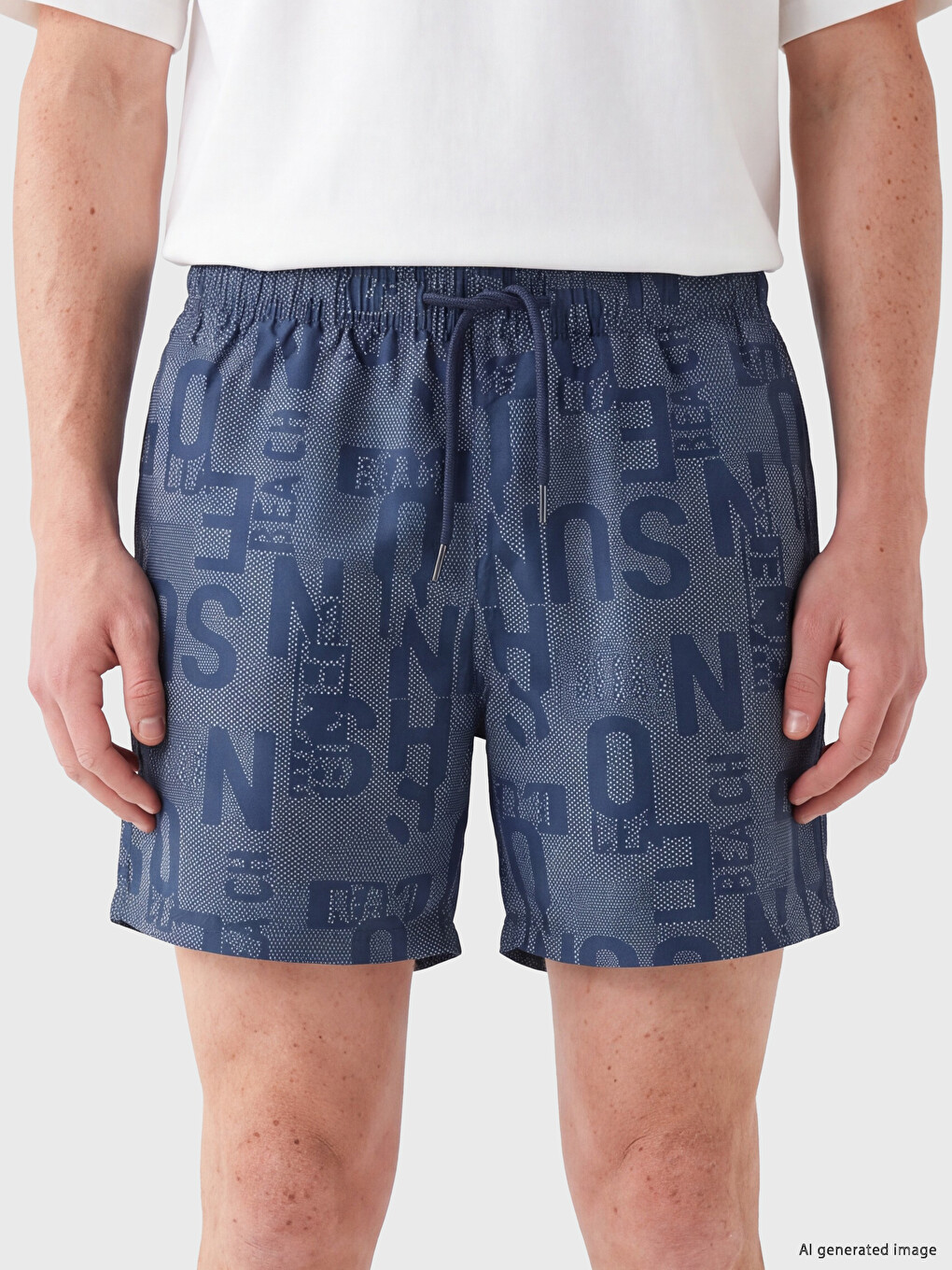 Mashkull Blu Shorte Noti-2