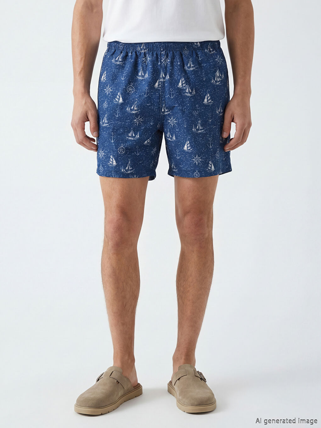 TAMNO PLAVA Šorts za kupanje Muškarac-1