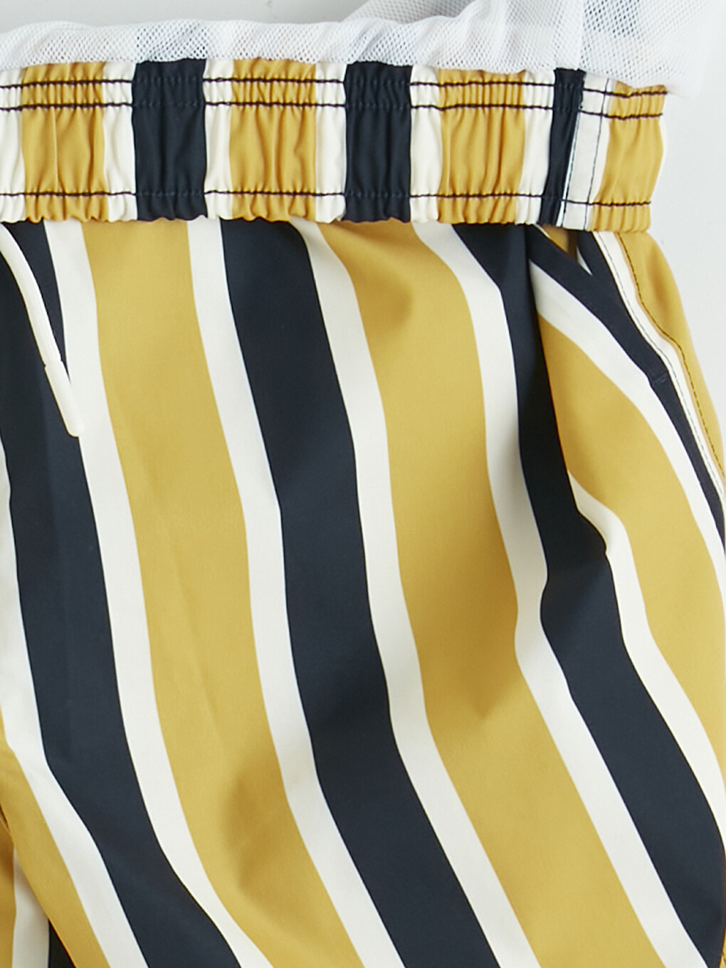 Short Striped Men's Swim Shorts-5