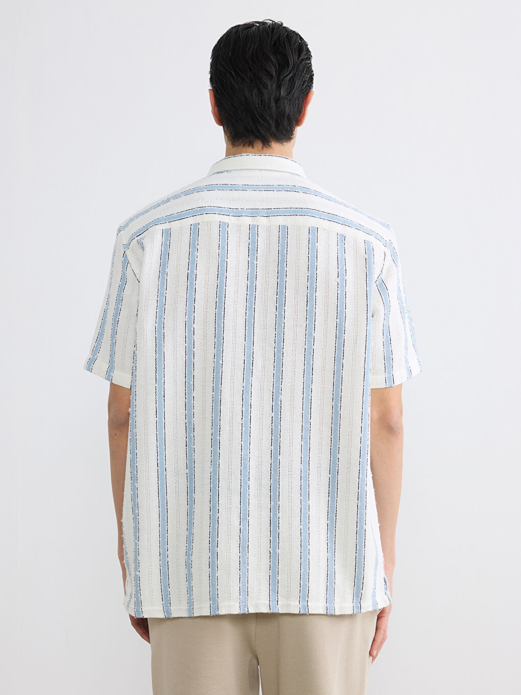 Cămașă Vărgată Regular Fit pentru Bărbați-3