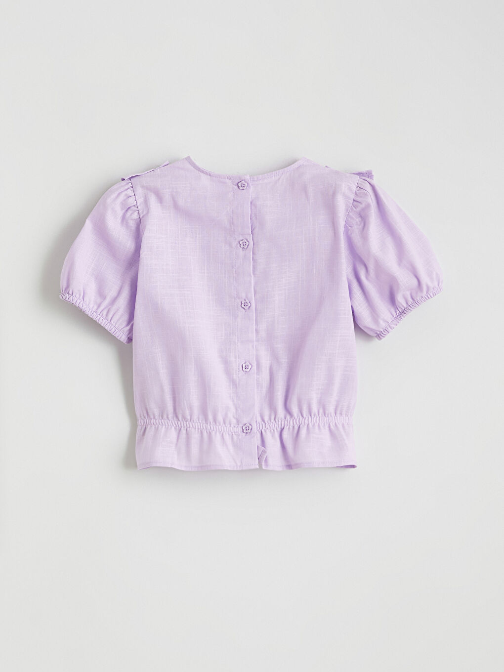 Floral Ruffle Blouse and Shorts Set for Girls-3