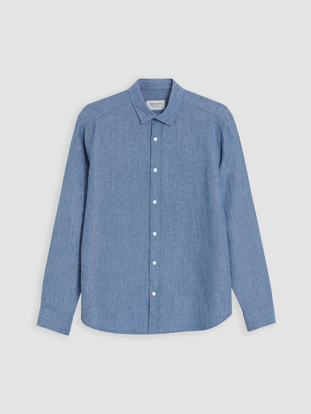 Regular Fit %100 Linen Men's Shirt-4
