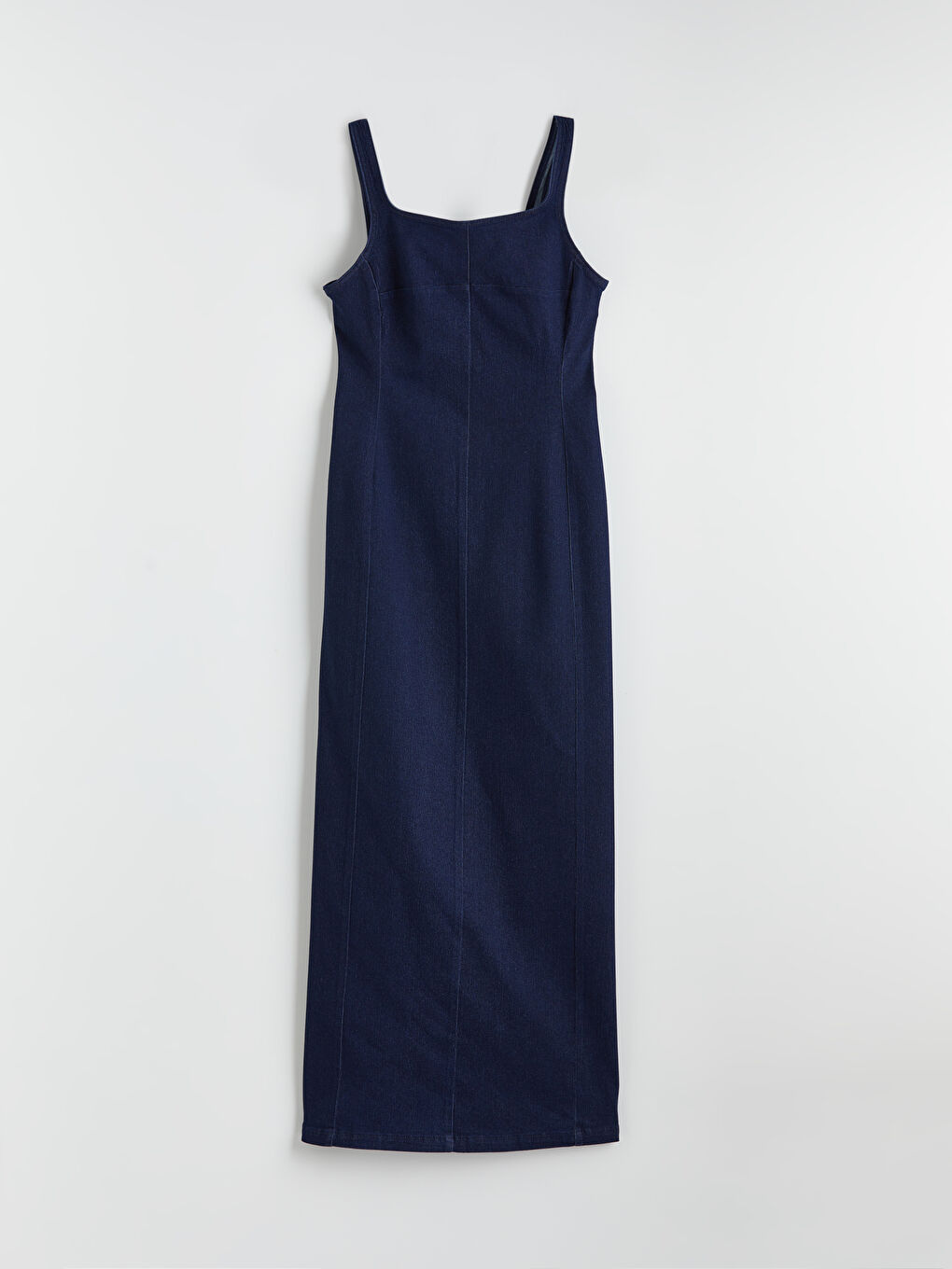 Жена Индиго Рокля от дънков плат-4