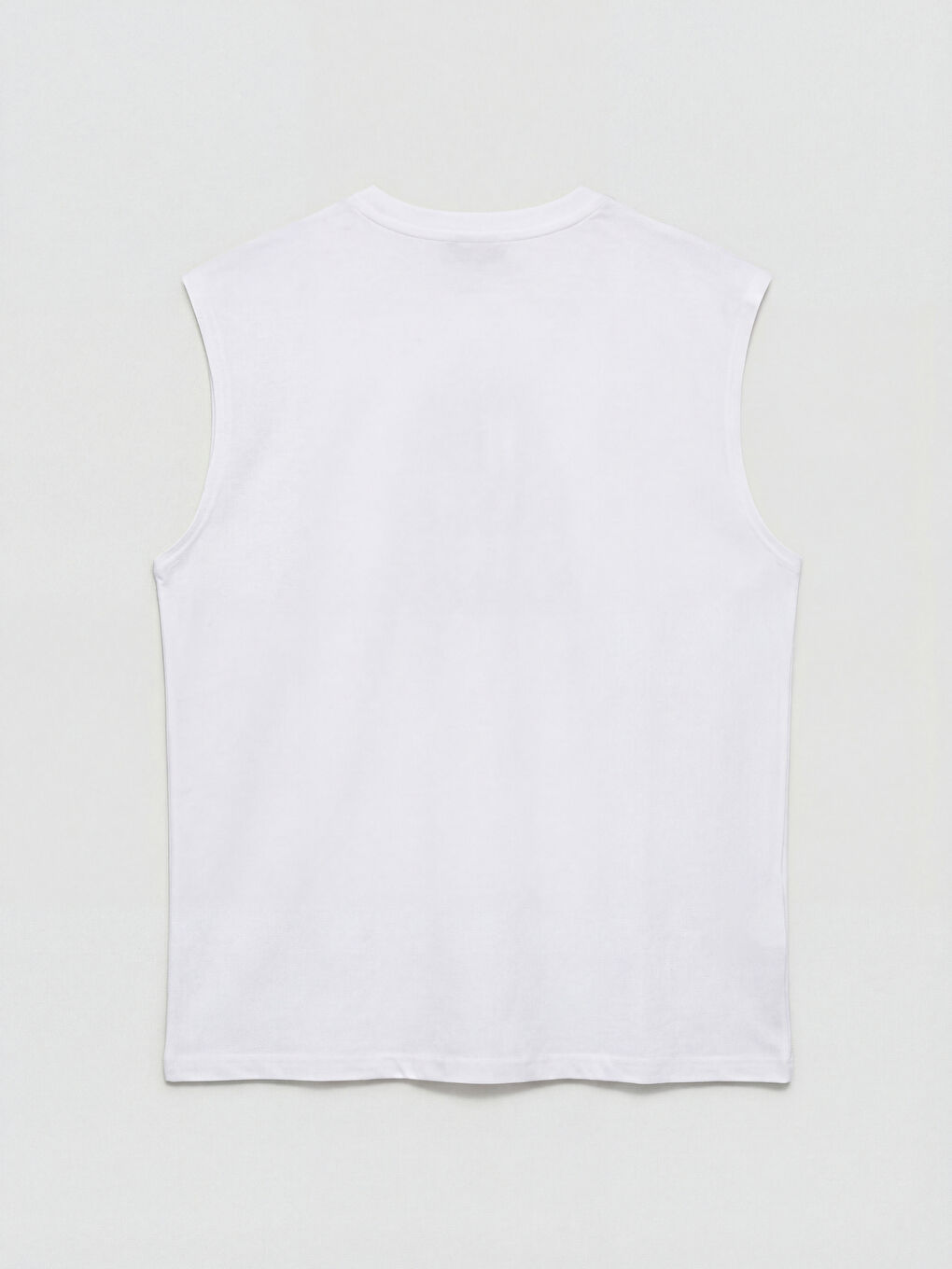 Crew Neck Printed Men's Athletic Tank Top-5