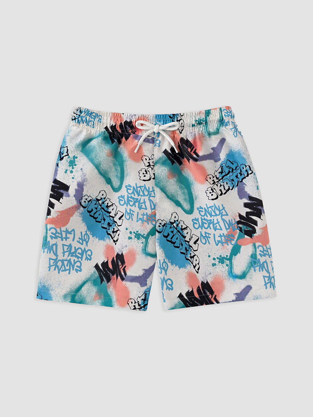 Nyc Printed Boys' Tank Top And Swim Shorts-3