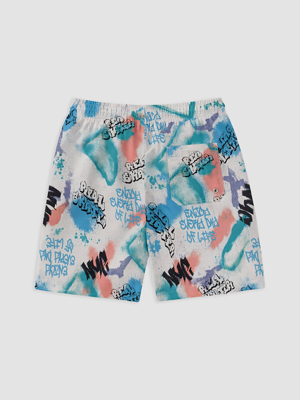 Nyc Printed Boys' Tank Top And Swim Shorts-4