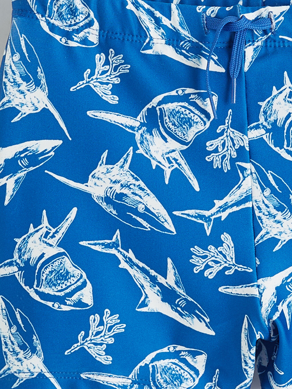 Mavi Desenli Erkek Çocuk Boxer Mayo-2