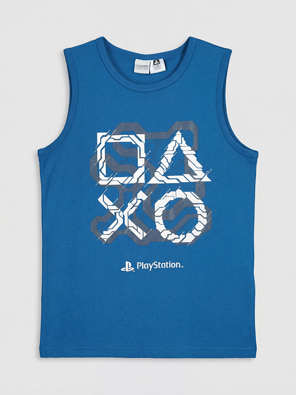 Mavi PlayStation Baskılı Erkek Çocuk Mayo Takımı-1