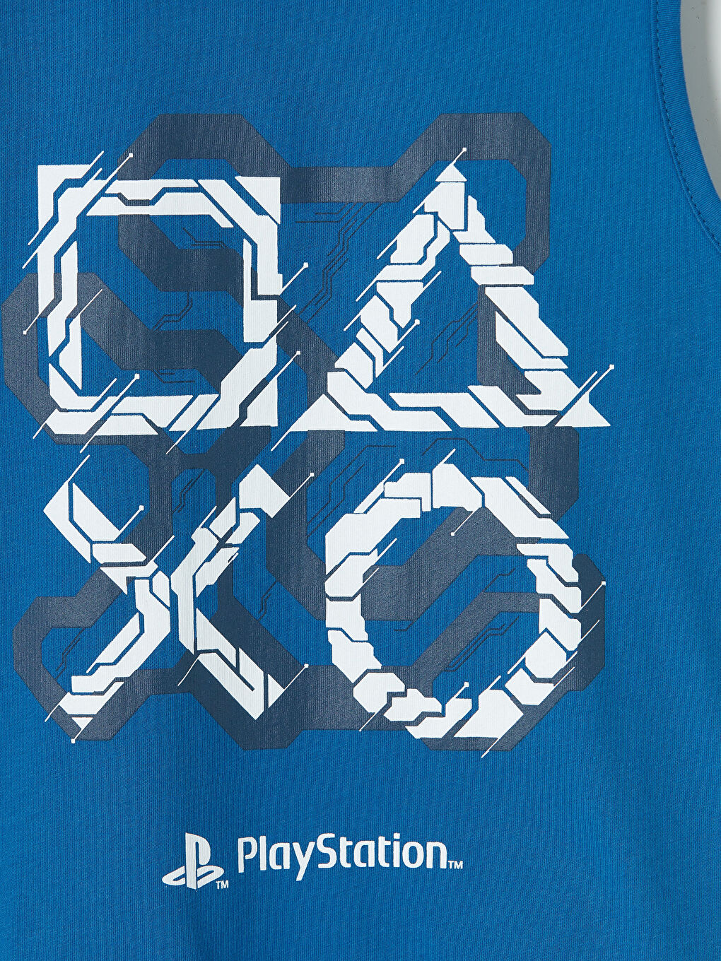 Mavi PlayStation Baskılı Erkek Çocuk Mayo Takımı-5