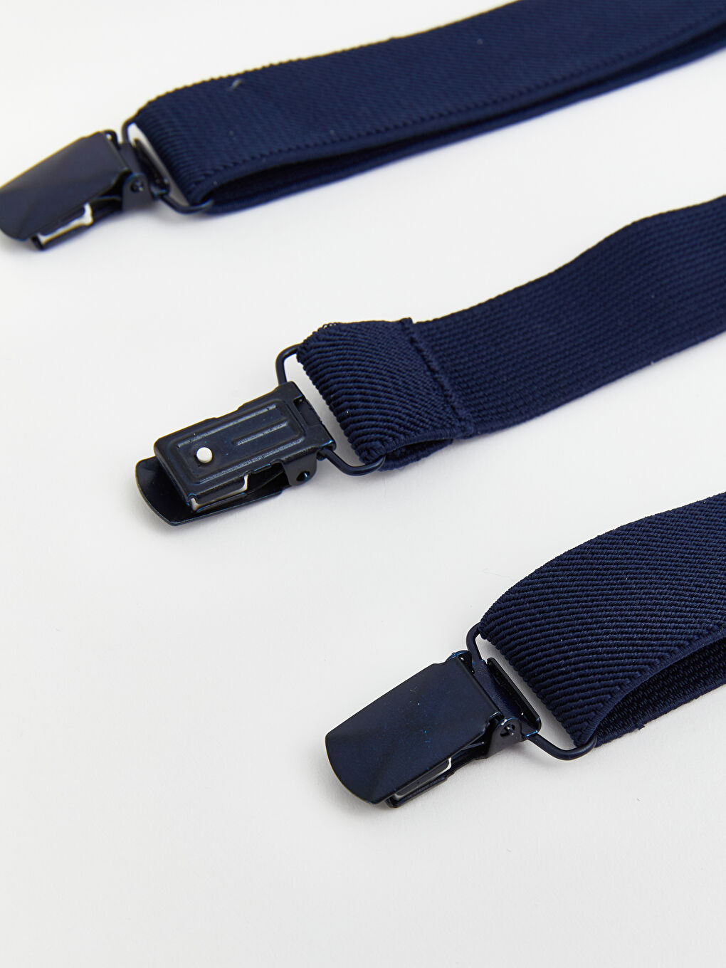 Lacivert Erkek Bebek Papyon ve Pantolon Askısı-3