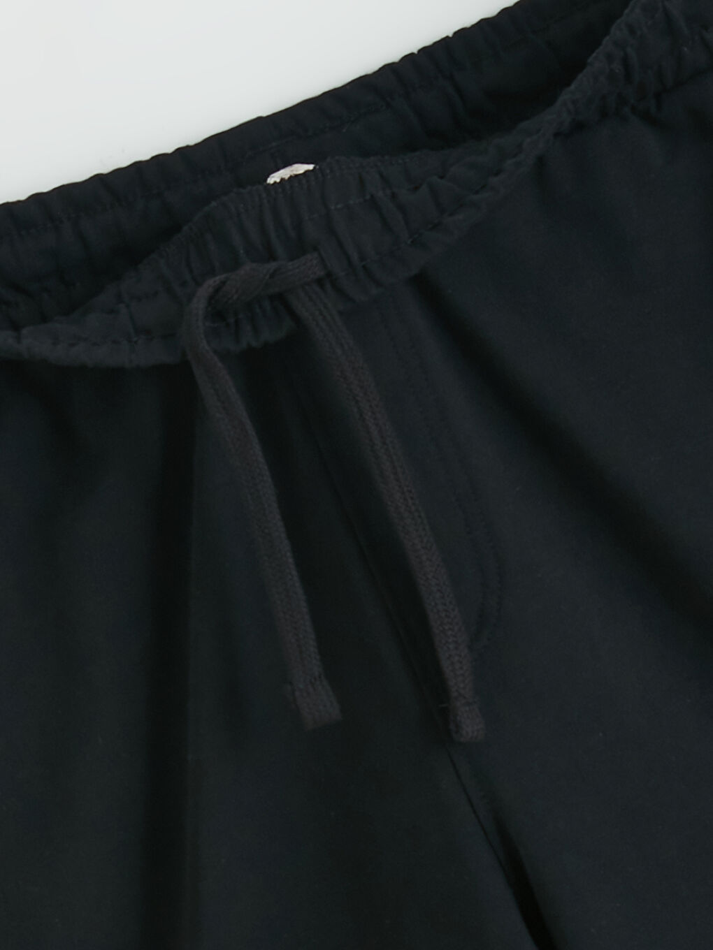 Siyah Standart Kalıp Erkek Şort-5