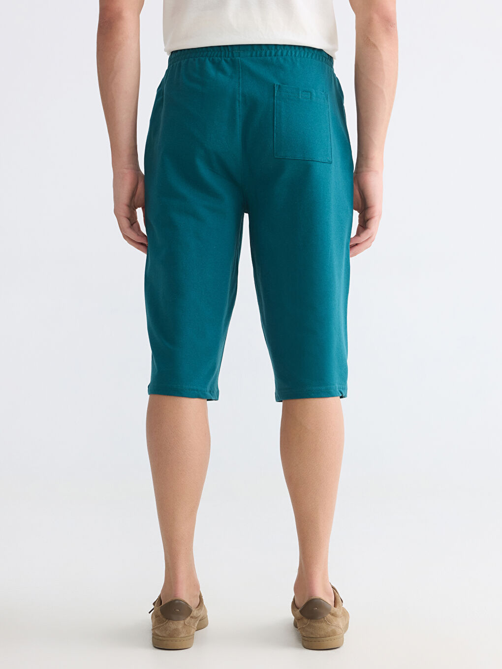 Petrol Regular Fit Erkek Şort-3